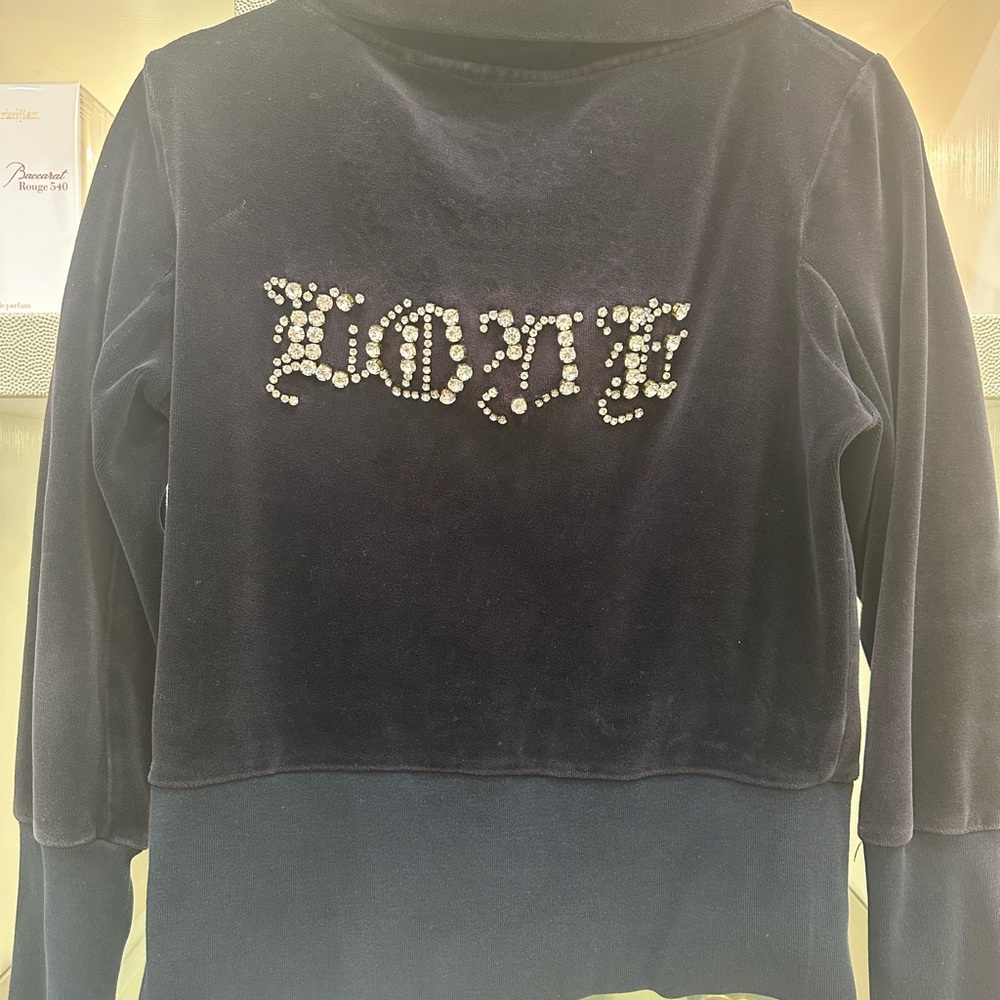 Twisted Heart Black Hoodie Size Medium